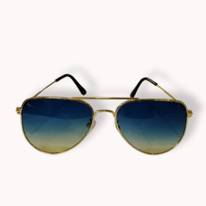 Óculos de Sol Aviador MARESIA Light - Azul Dourado Metal