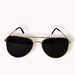 Óculos de Sol Aviador MARESIA Light - Preto Dourado - Metal