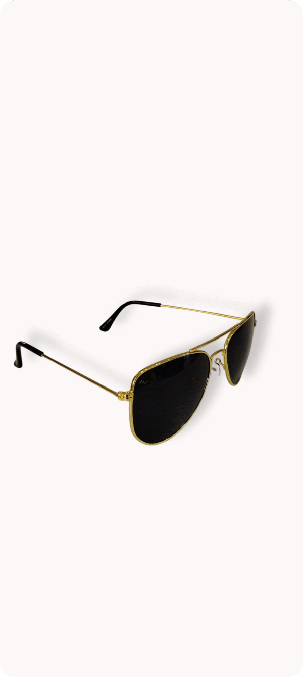 Óculos de Sol Aviador MARESIA Light - Preto Dourado - Metal - Imagem 2
