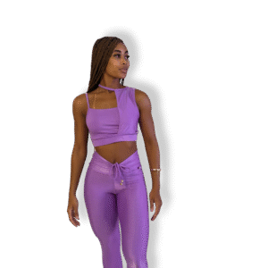 Conjunto Legging Luxo - Poliamida Aveludado - Tamanho M