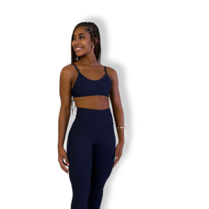 Conjunto Legging Preto - Poliamida Aveludado - Tam M
