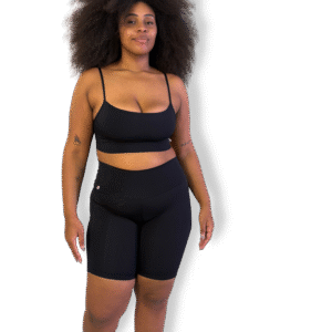 Conjunto Bermuda Bolso - Poliamida Lisa- Plus Size