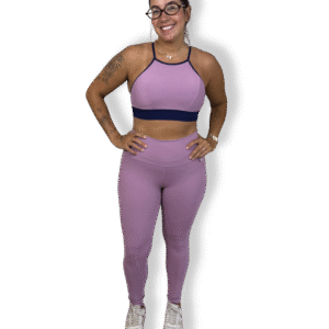 Conjunto Legging Aurora - Poliamida Lisa - Tamanho M