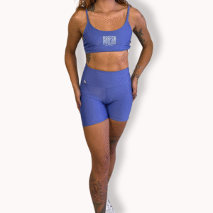 Conjunto Short Empina Bumbum com Top Frente Única - Ametista - Tam M
