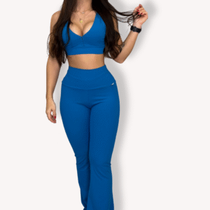 Legging Flare - Poliamida Aveludada Mate - Tam M