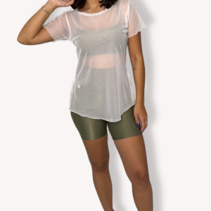 Camisão Tule Fresh - Branco - Tam único